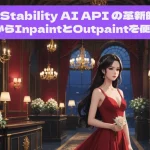 Stability AI APIのEdit機能を徹底解説。InpaintとOutpaintの実践的な使い方をGoogle Colabのデモで紹介。画像編集の新たな可能性を探る。Coloso×AICUのStable Diffusion講座情報も。